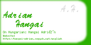 adrian hangai business card